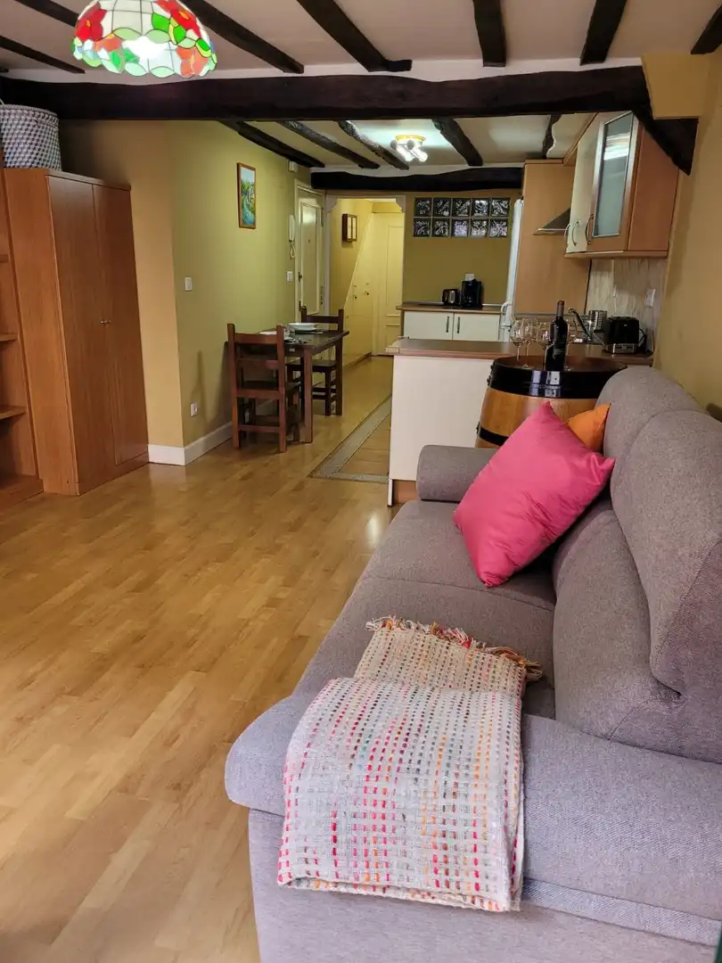 Sala d'estar de Pis en venda en Bermeo amb Calefacció i Moblat