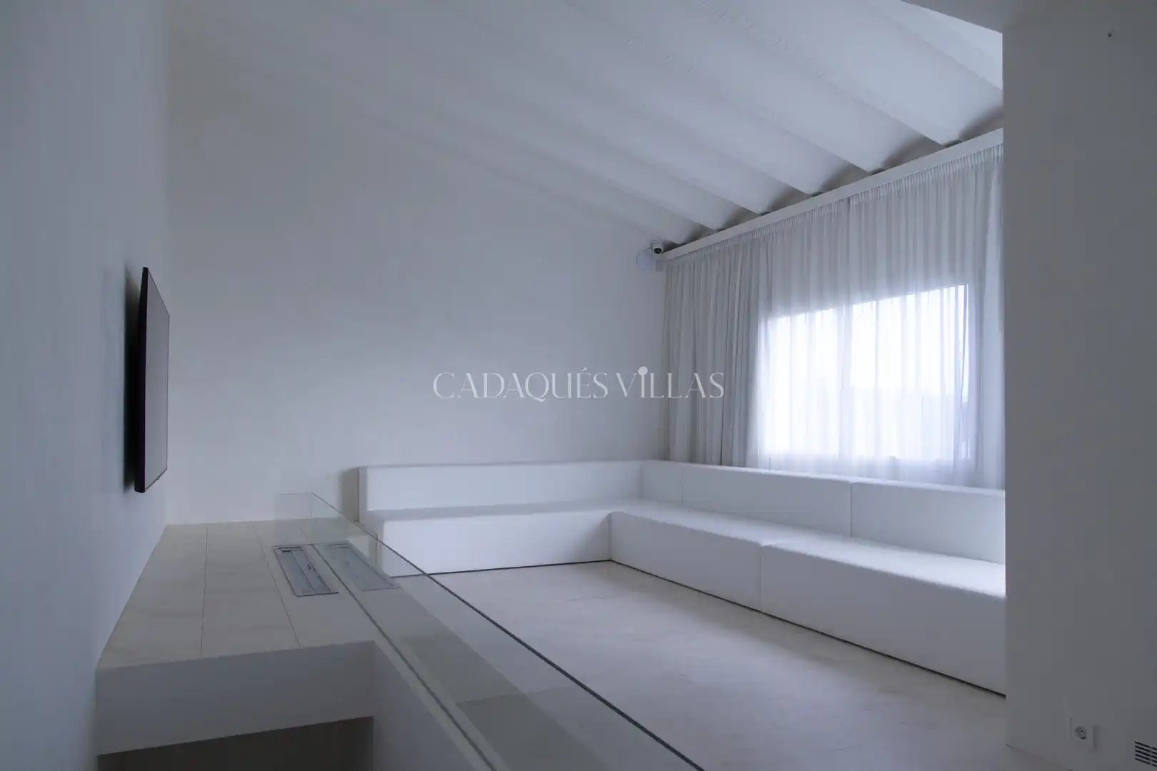 Sala de estar de Casa o chalet en venta en Cadaqués con Aire acondicionado, Calefacción y Amueblado