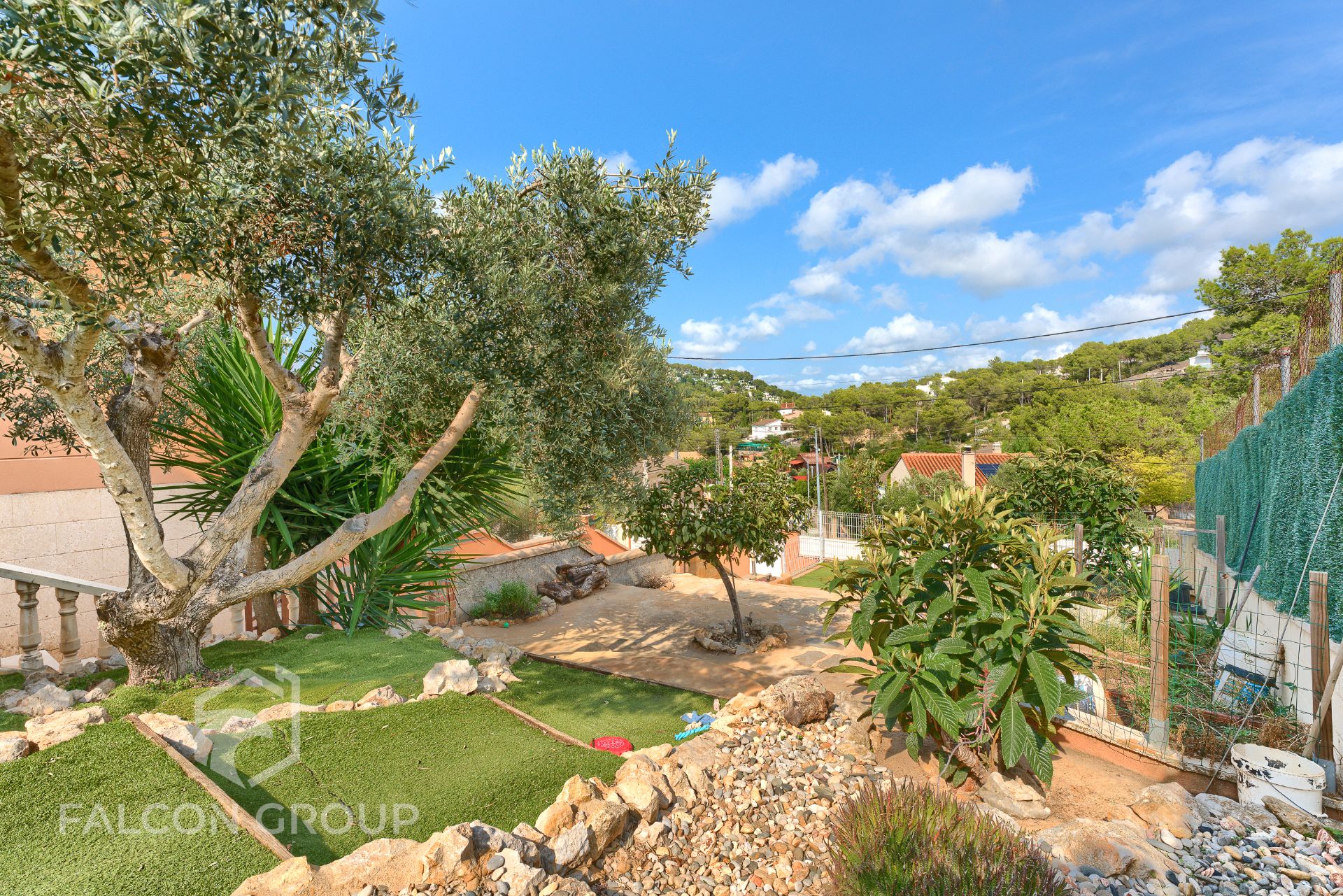 Jardín de Casa o chalet en venta en Canyelles con Aire acondicionado, Calefacción y Jardín privado