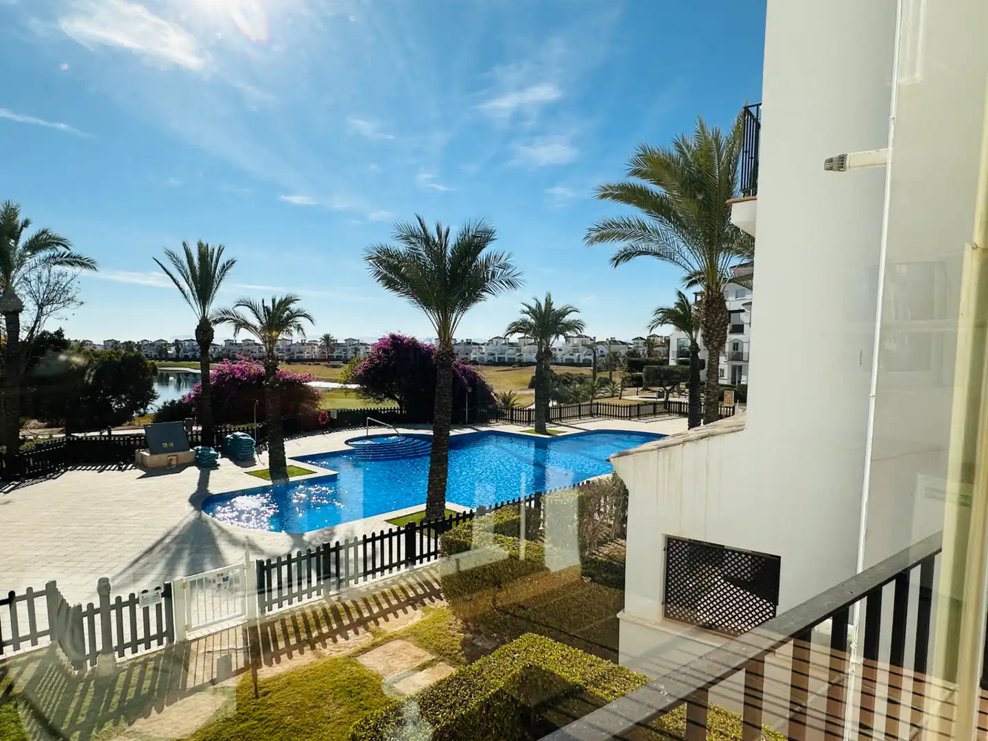 Swimming pool of Flat for sale in Torre-Pacheco  with Air Conditioner, Storage room and Furnished