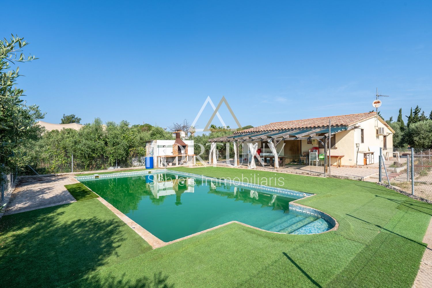 Jardín de Casa o chalet en venta en Riudoms con Aire acondicionado, Trastero y Piscina