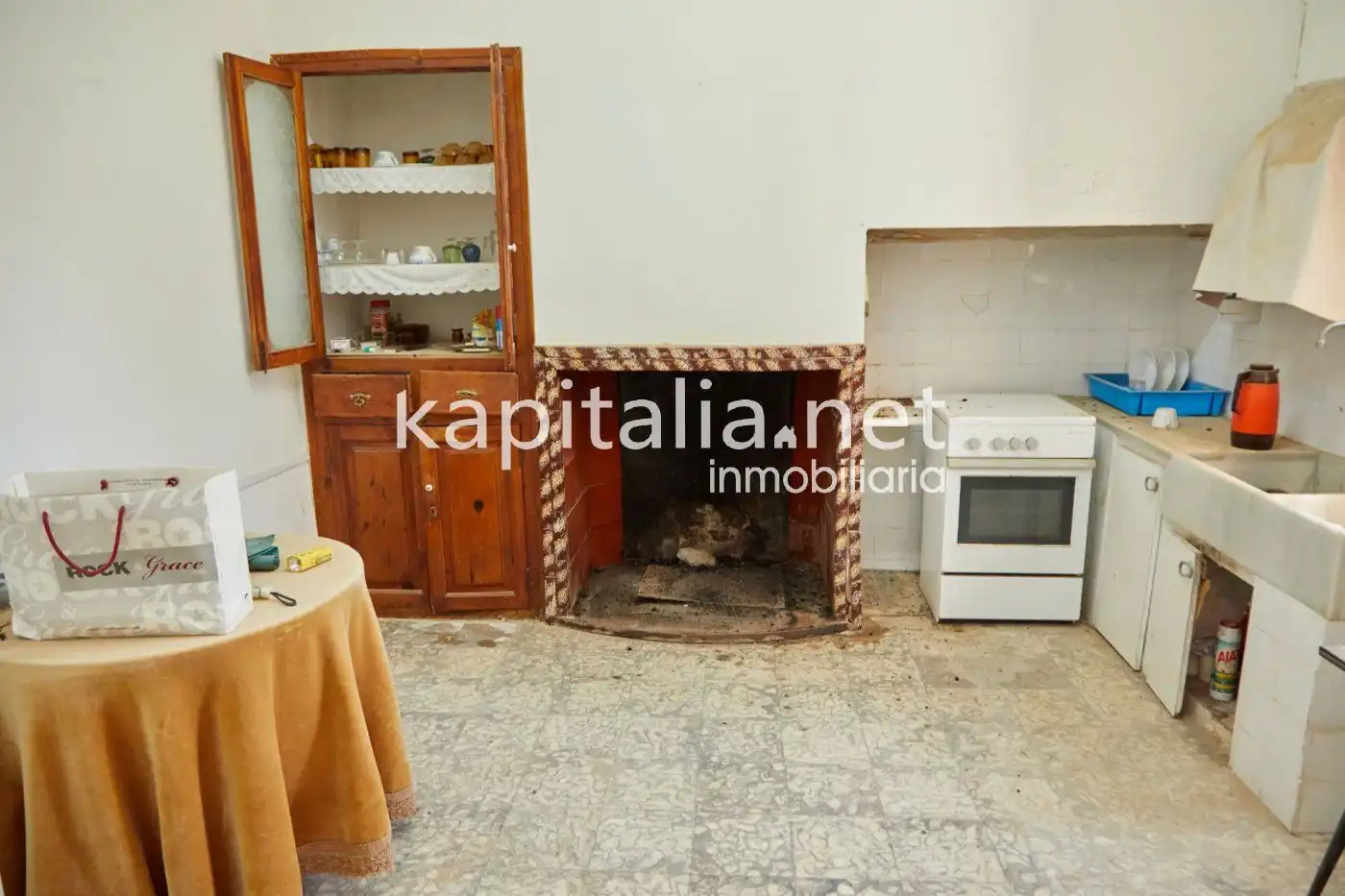 Küche von Country house zum Verkauf in Bocairent mit Privatgarten, Terrasse und Balkon