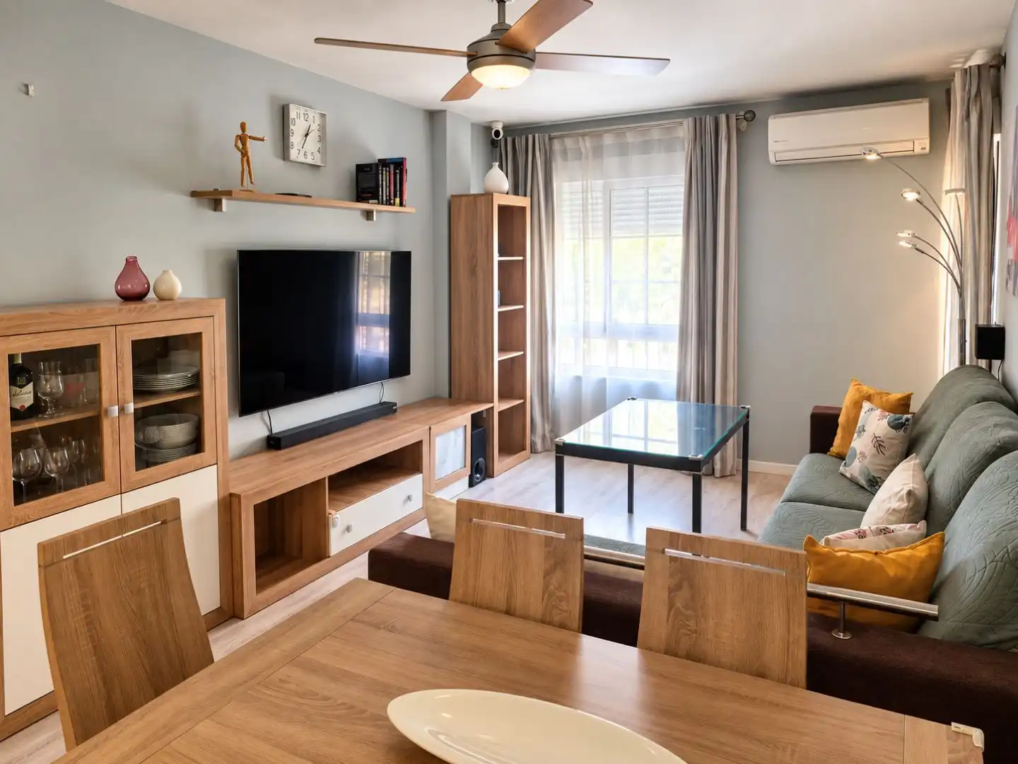 Sala de estar de Piso en venta en Andújar con Aire acondicionado y Balcón
