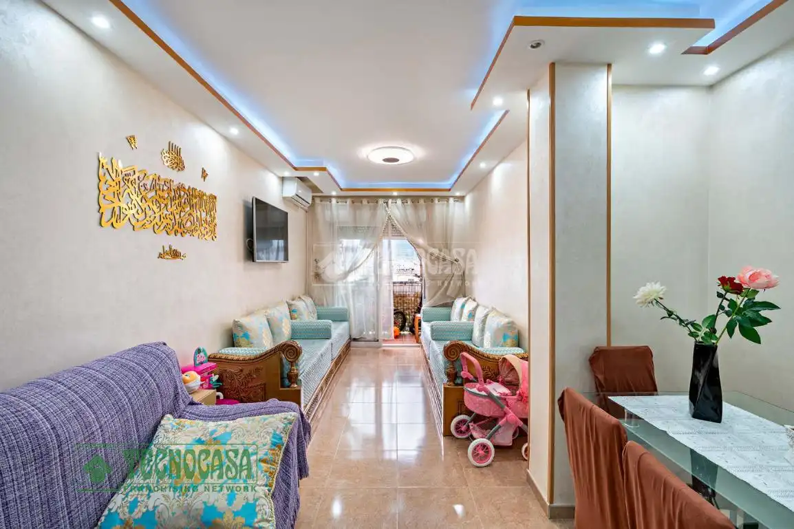 Sala de estar de Piso en venta en Roquetas de Mar