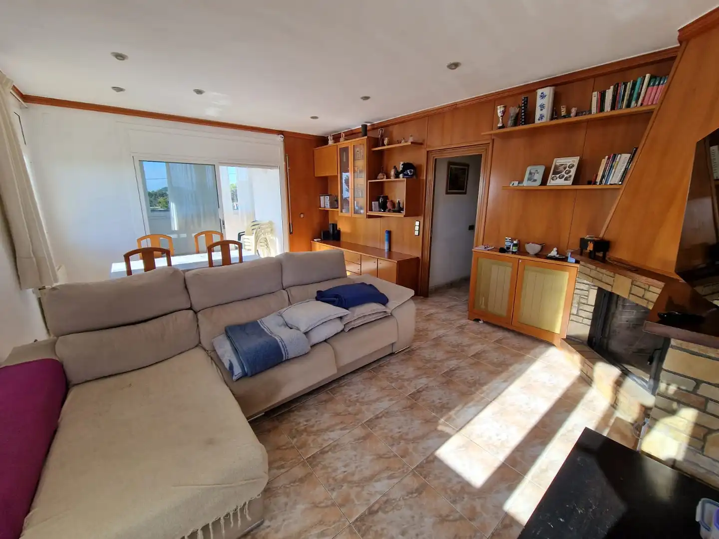 Sala de estar de Casa o chalet en venta en Sant Pere de Vilamajor con Aire acondicionado, Calefacción y Jardín privado