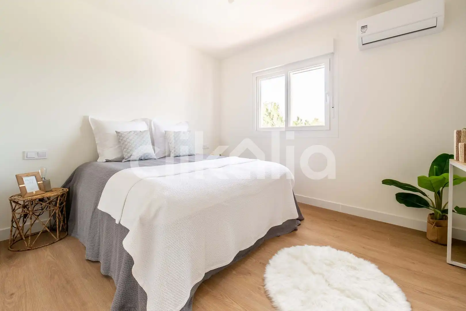 Schlafzimmer von Wohnung zum Verkauf in Madrid mit Klimaanlage, Heizung und Privatgarten