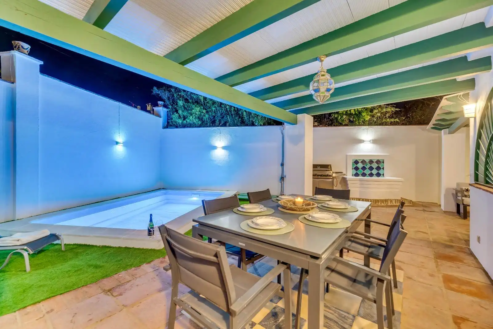 Terraza de Casa o chalet en venta en Marbella con Aire acondicionado, Calefacción y Jardín privado