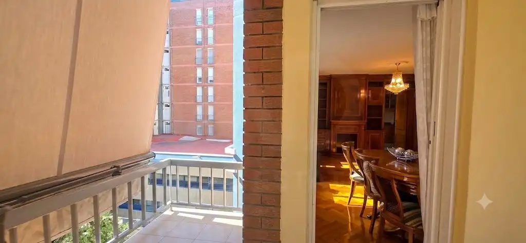 Balcony of Flat for sale in Barcelona  with Air Conditioner and Heating