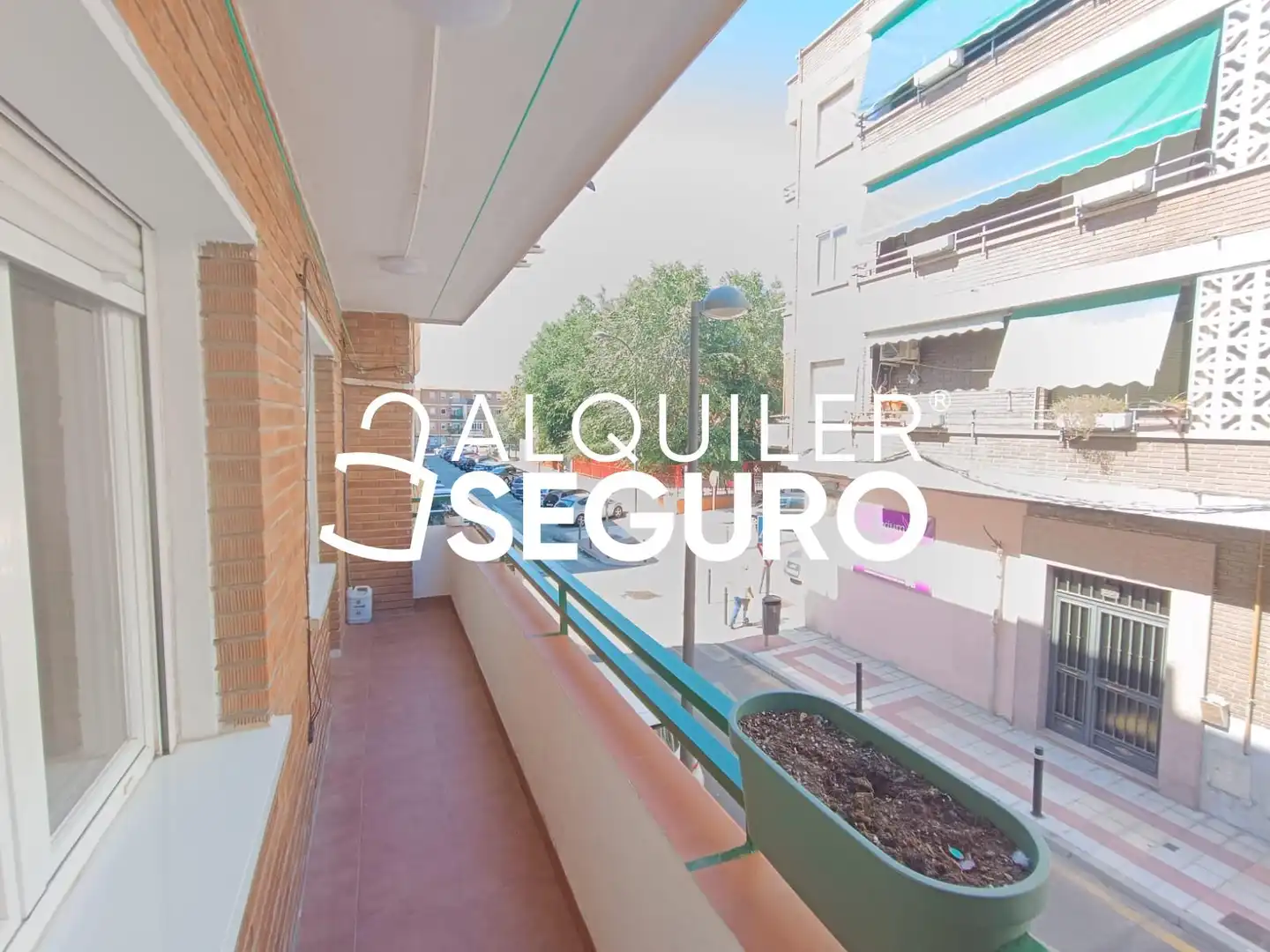 Exterior view of Flat for rent in Getafe  with Air Conditioner, Heating and Terrace