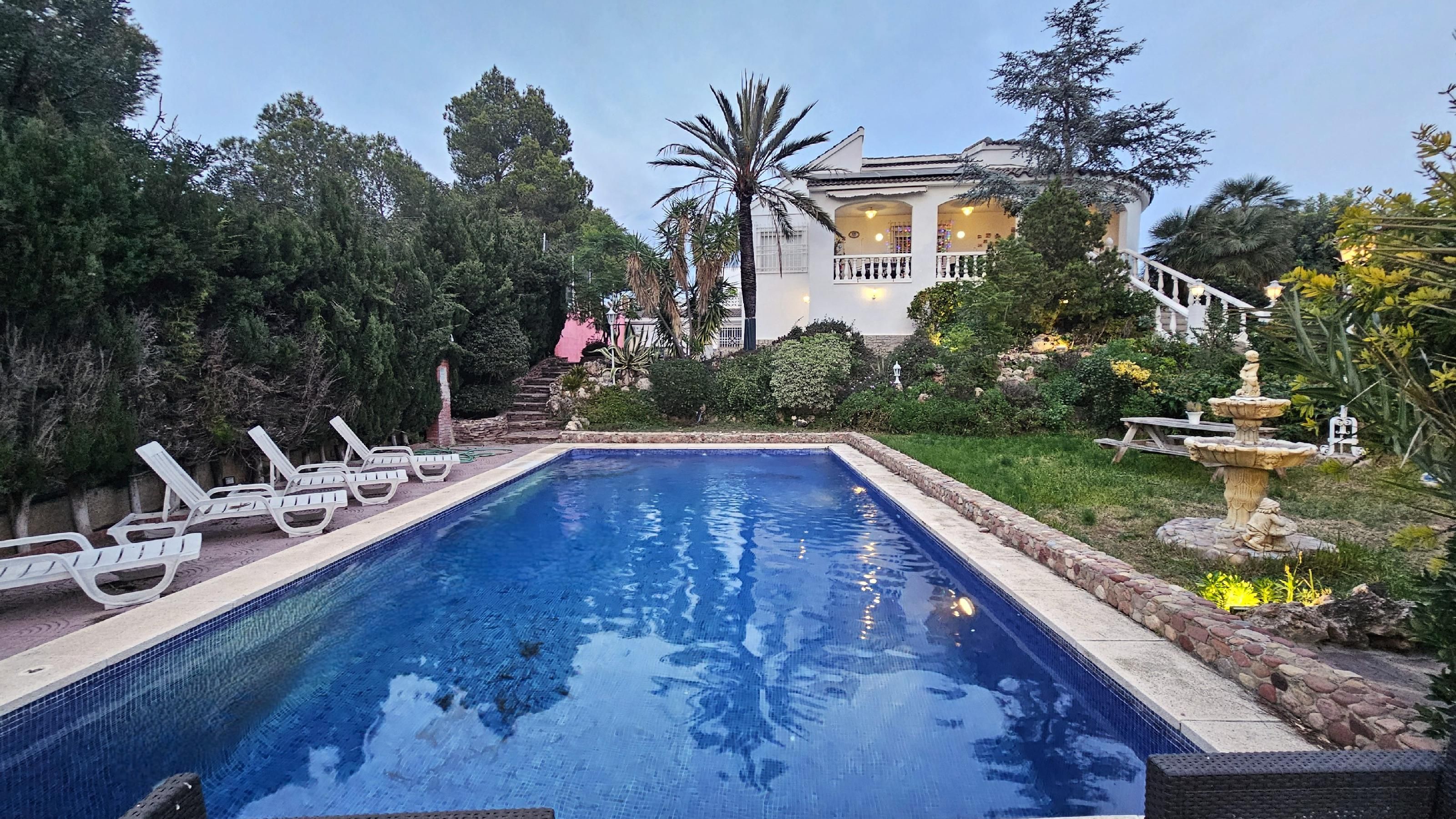 Swimming pool of House or chalet for sale in Bétera  with Air Conditioner, Private garden and Terrace