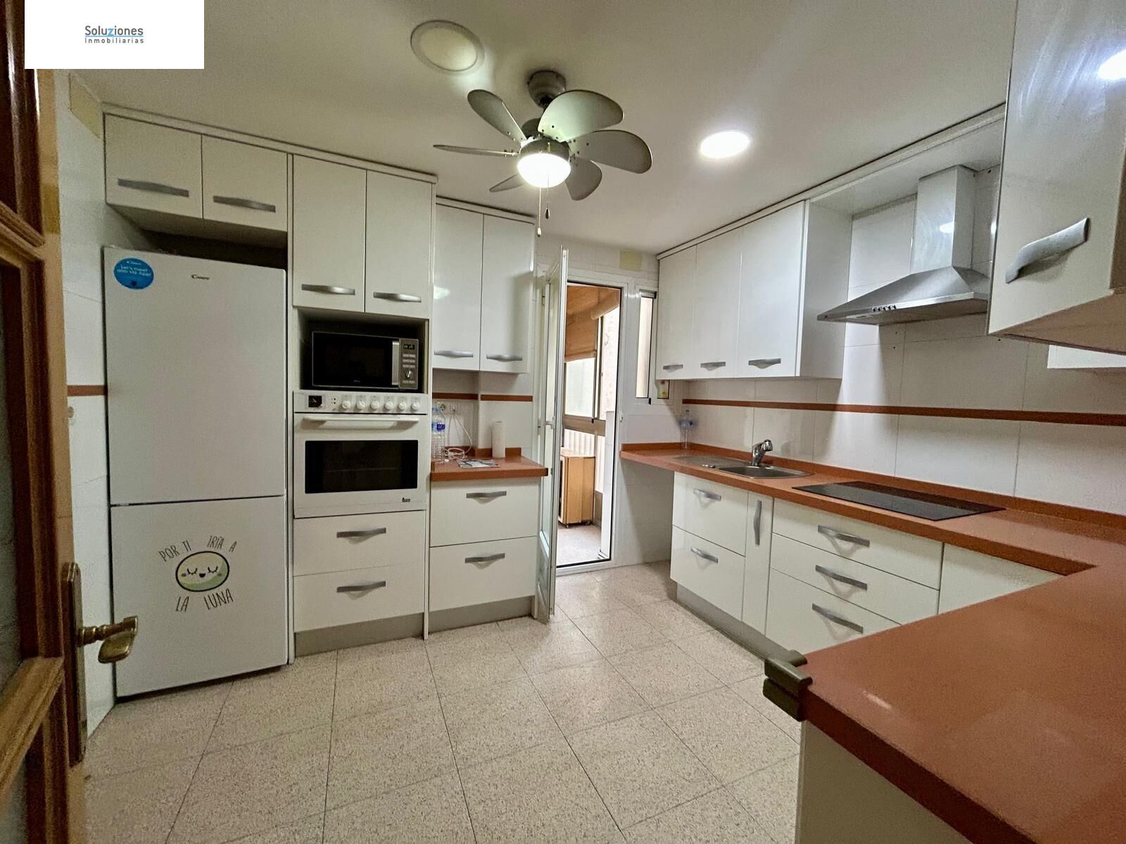 Kitchen of Flat for sale in  Albacete Capital  with Heating and Balcony