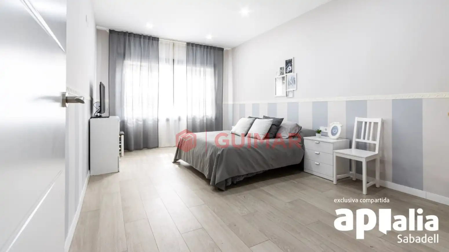 Bedroom of Flat for sale in Sabadell  with Air Conditioner, Heating and Private garden