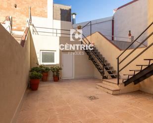 Exterior view of Single-family semi-detached for sale in Terrassa  with Heating and Terrace