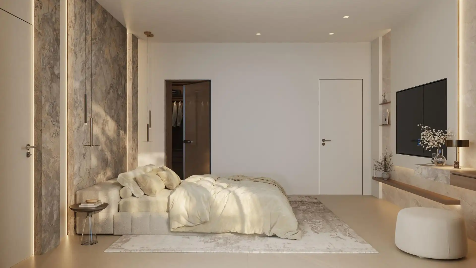Dormitori de Casa adosada en venda en Marbella amb Aire condicionat, Calefacció i Terrassa