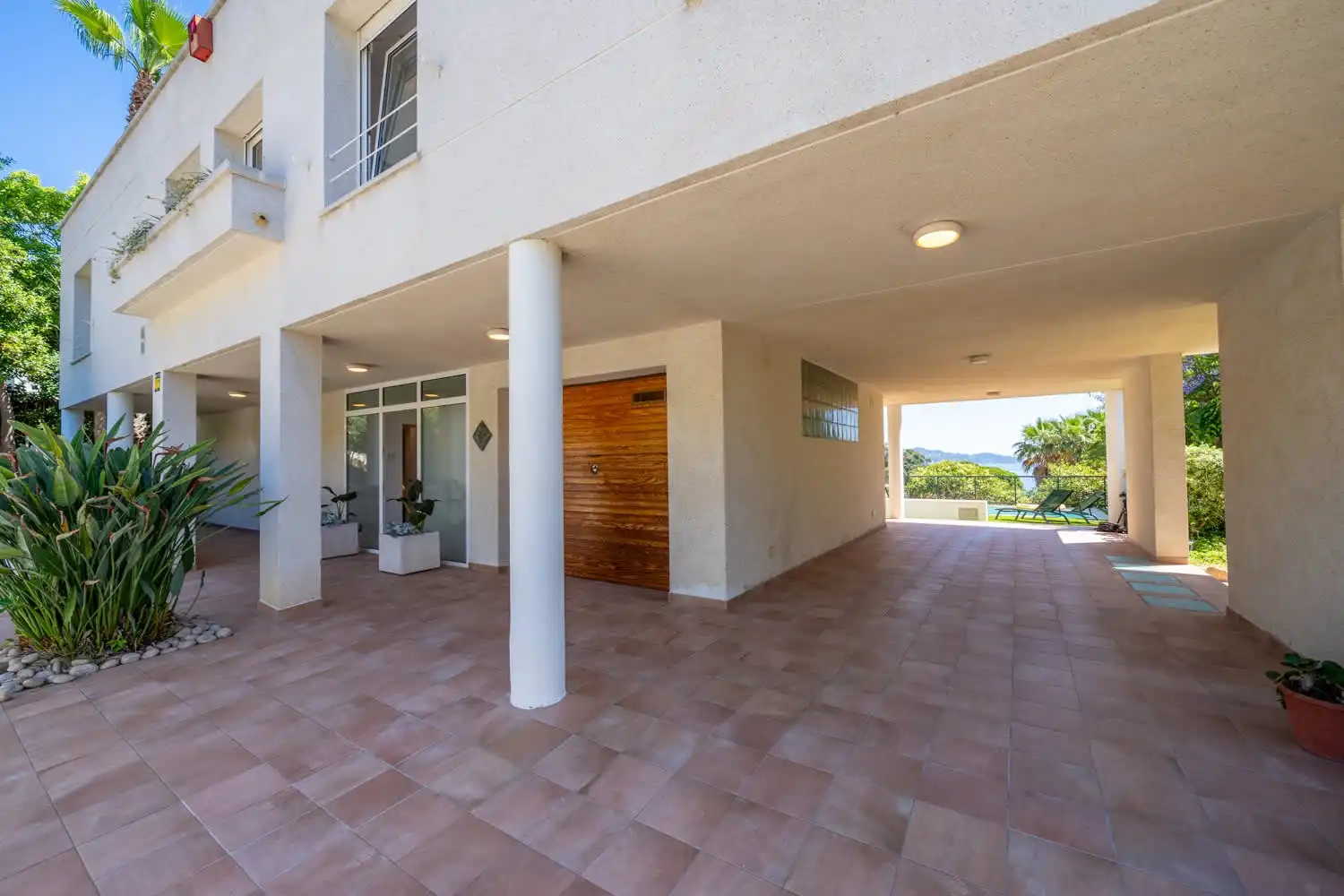 Terraza de Casa o chalet de alquiler en Blanes con Aire acondicionado, Calefacción y Jardín privado