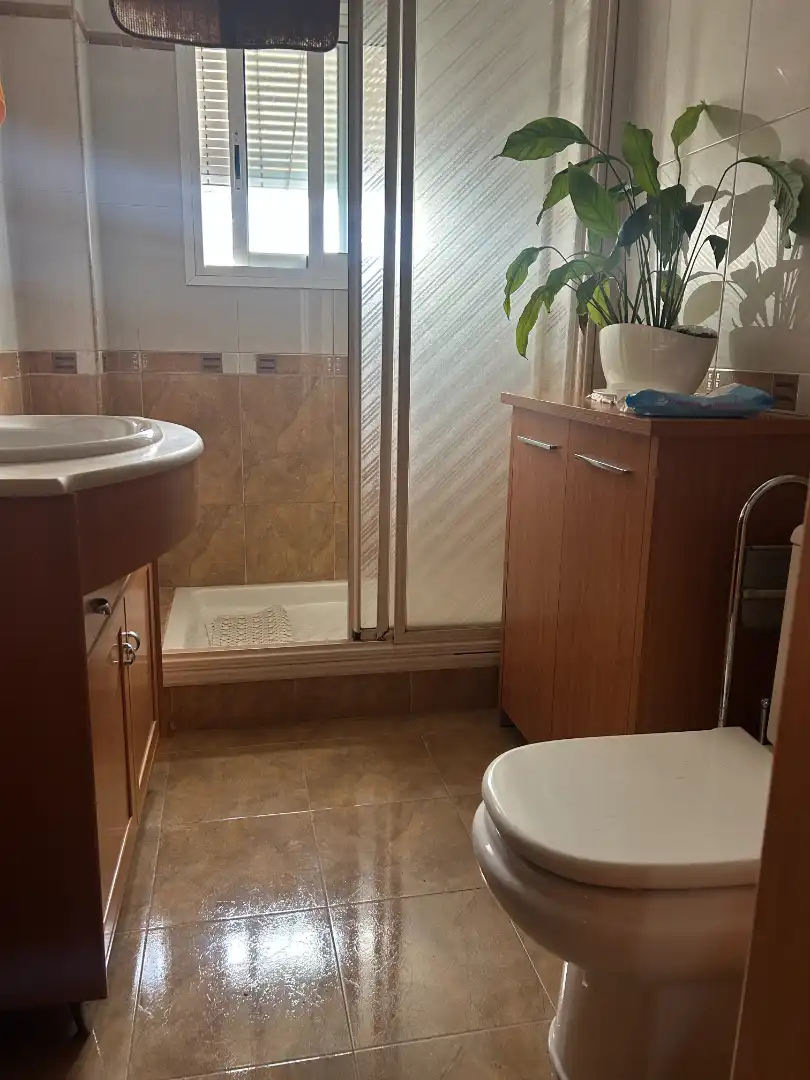 Bathroom of Flat for sale in Vélez-Málaga  with Air Conditioner, Terrace and Furnished