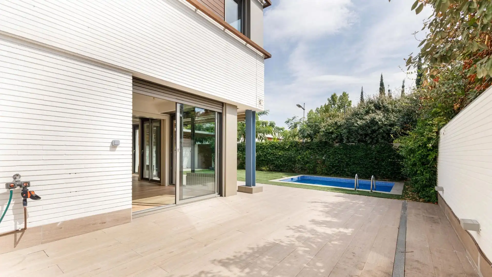 Terraza de Casa o chalet de alquiler en Sabadell con Aire acondicionado, Calefacción y Jardín privado
