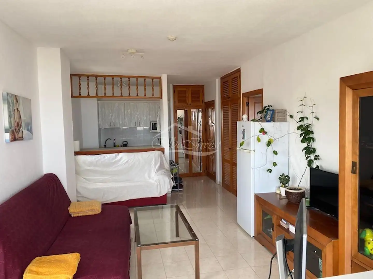 Living room of Flat for sale in Adeje  with Terrace, Swimming Pool and Furnished