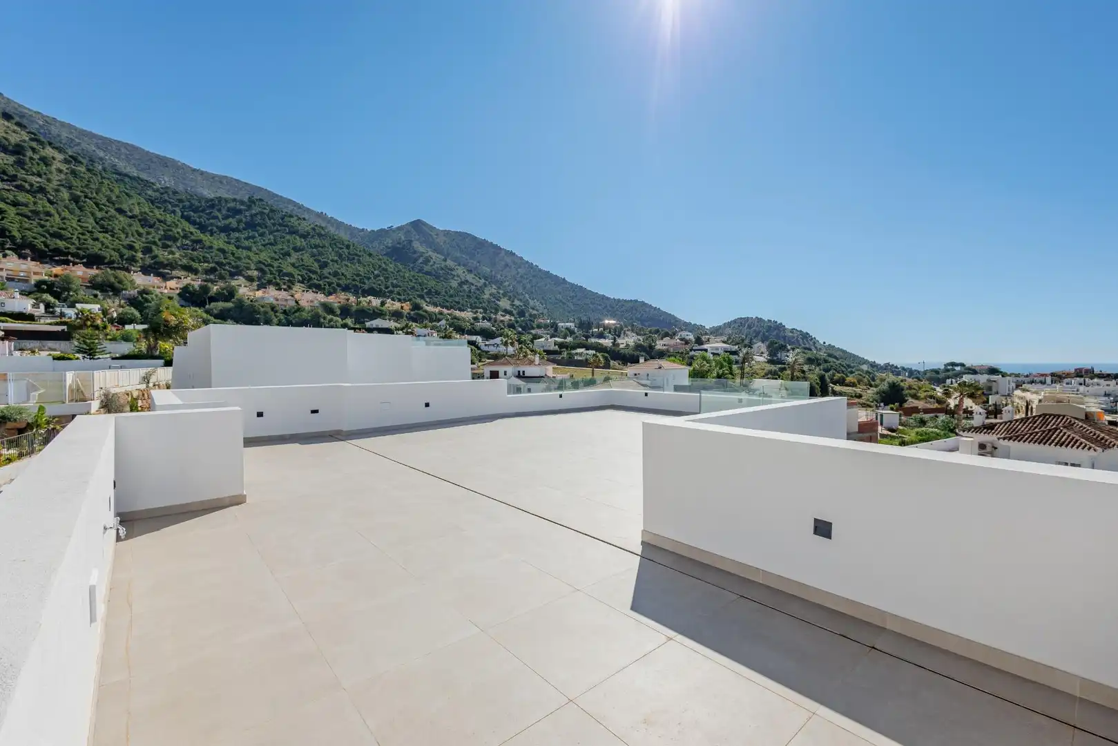 Terrassa de Casa o xalet en venda en Mijas amb Aire condicionat, Calefacció i Jardí privat