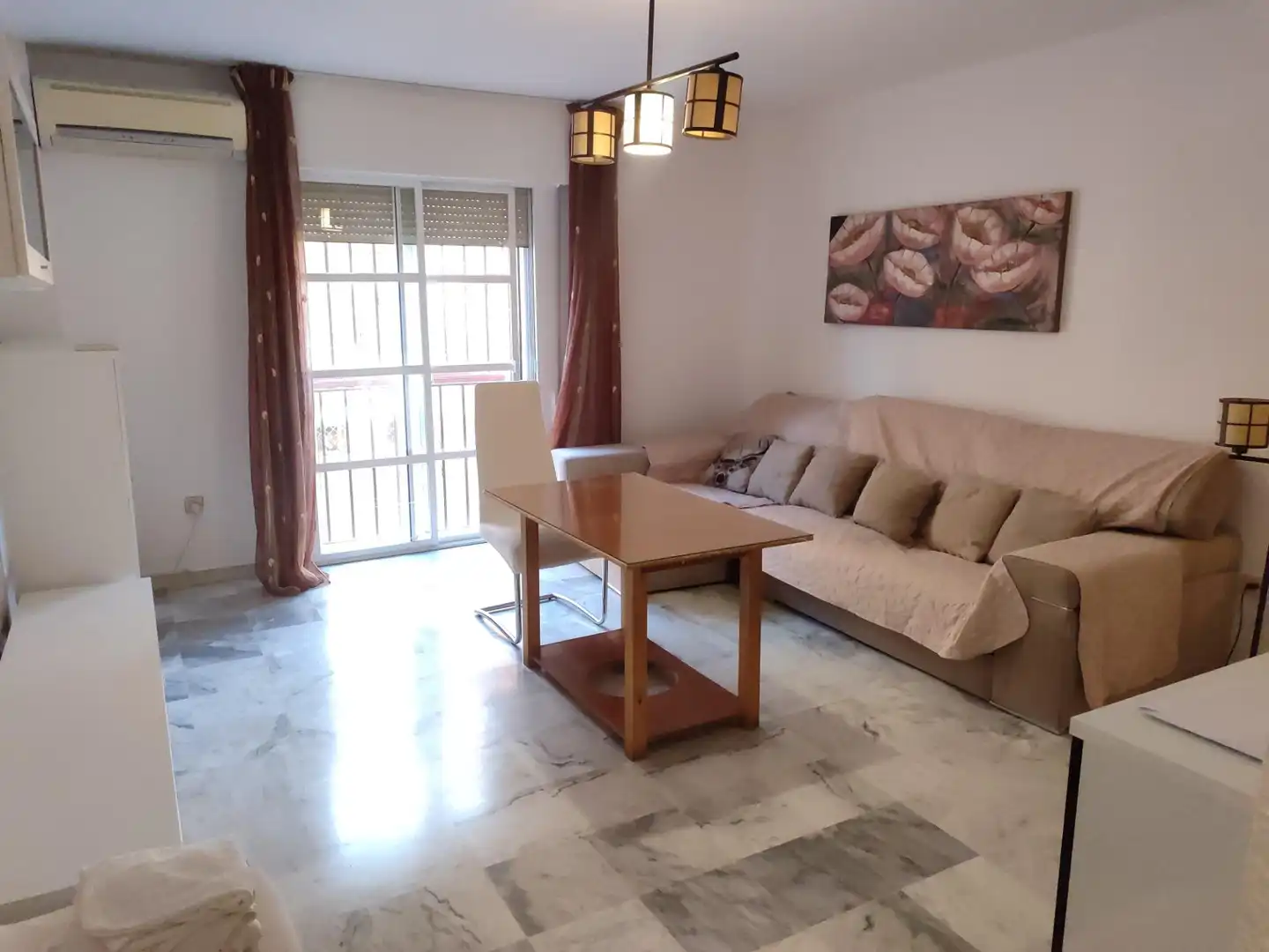 Wohnzimmer von Wohnung zur Miete in Armilla mit Klimaanlage, Terrasse und Möbliert