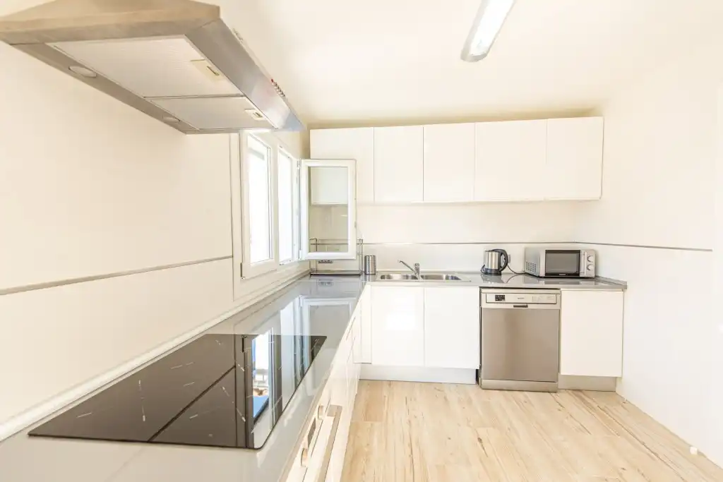 Cuina de Casa o xalet en venda en Pollença amb Aire condicionat, Terrassa i Traster