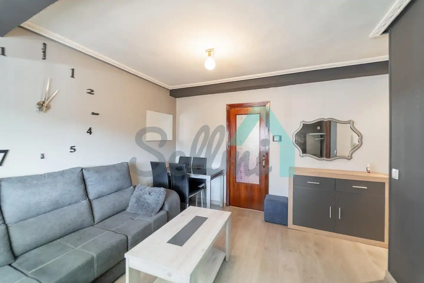 Living room of Attic for sale in Mieres (Asturias)  with Heating, Terrace and Furnished