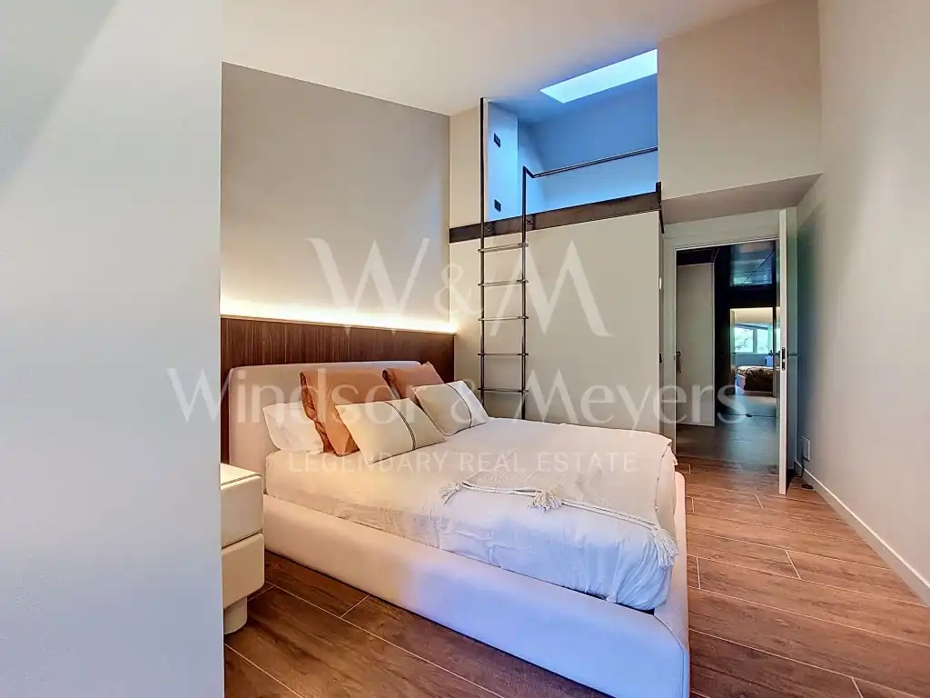 Schlafzimmer von Dachboden zur Miete in La Massana mit Heizung, Möbliert und Ofen