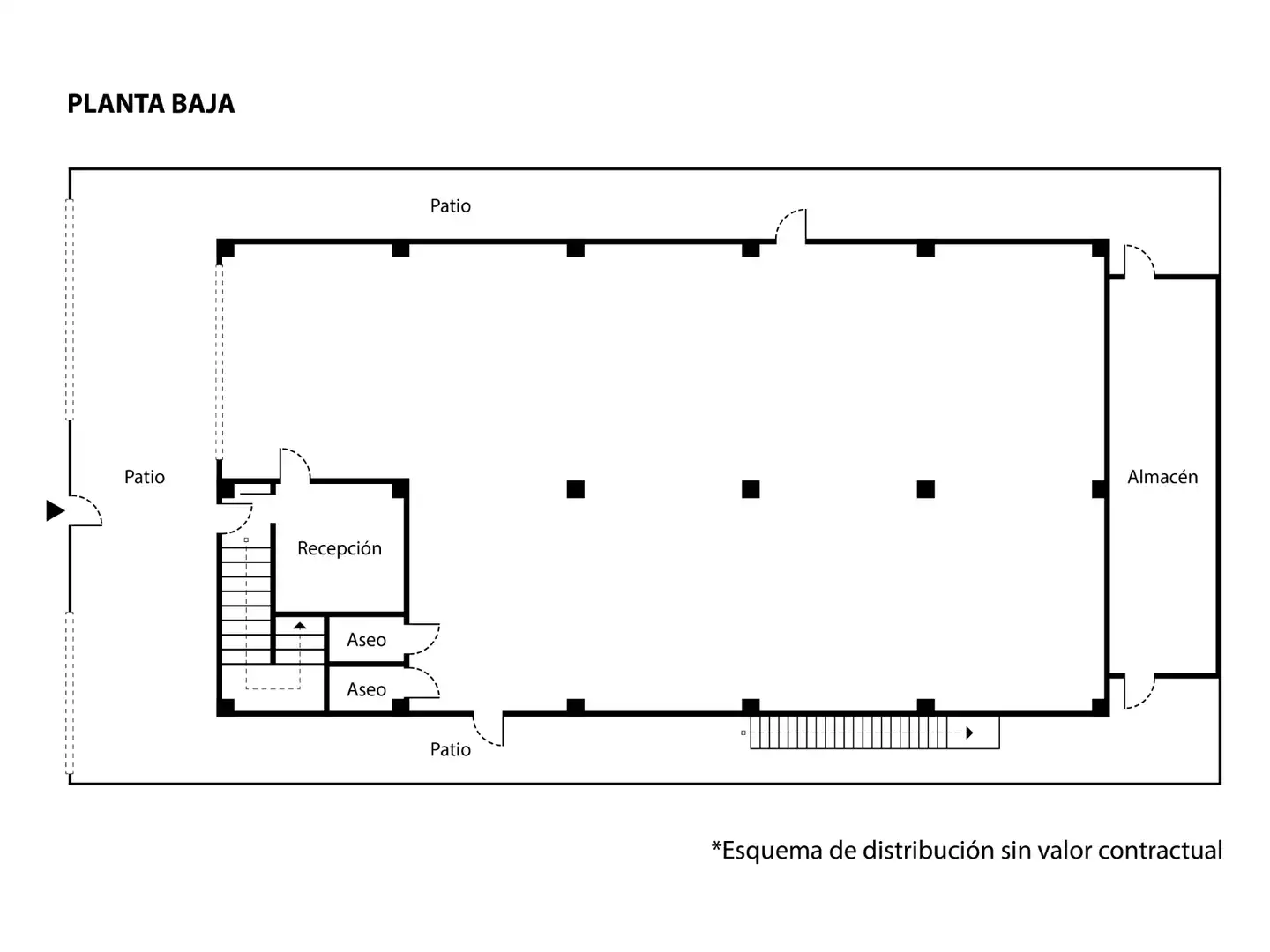Nave industrial de alquiler en Leganés con Alarma