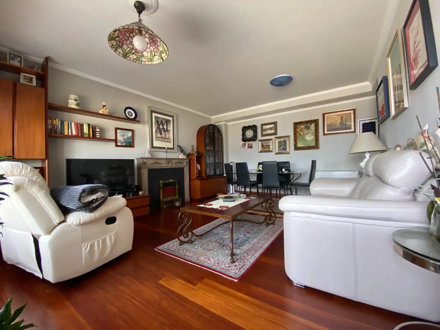 Sala de estar de Piso de alquiler en Outes con Calefacción, Terraza y Amueblado