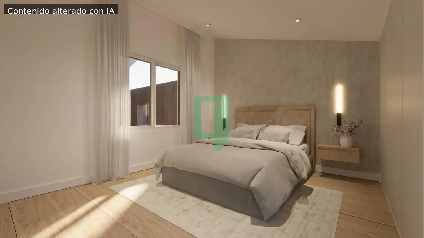 Schlafzimmer von Erdgeschoss zum Verkauf in Badalona mit Klimaanlage und Terrasse