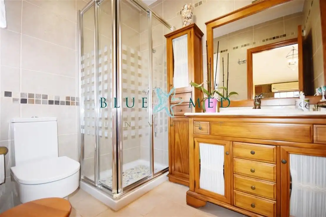 Baño de Casa o chalet en venta en Mazarrón con Aire acondicionado, Calefacción y Jardín privado