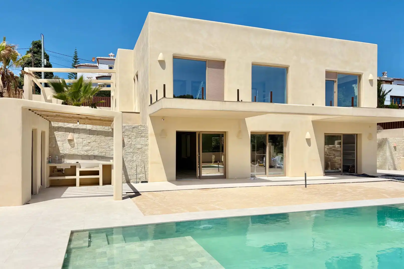 Exterior view of Houses for sale in Jávea / Xàbia  with Air Conditioner, Heating and Private garden