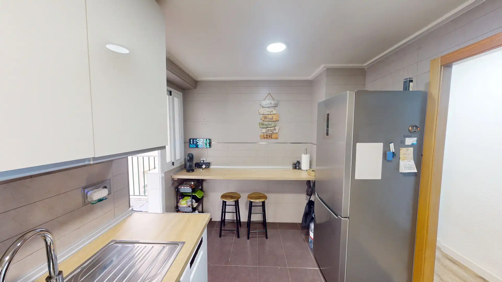 Kitchen of Flat for sale in Elche / Elx  with Furnished