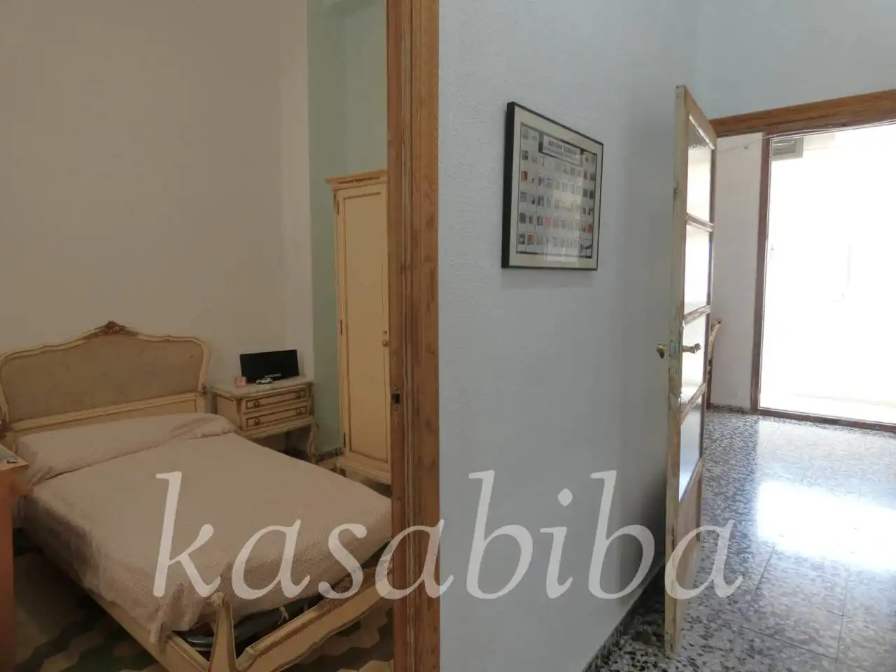 Bedroom of Flat for sale in Valencia  with Air Conditioner and Balcony