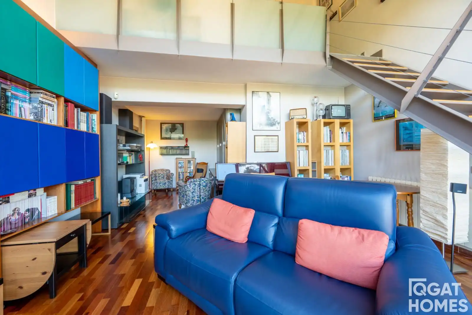 Sala d'estar de Casa o xalet en venda en Sant Cugat del Vallès amb Aire condicionat, Calefacció i Terrassa