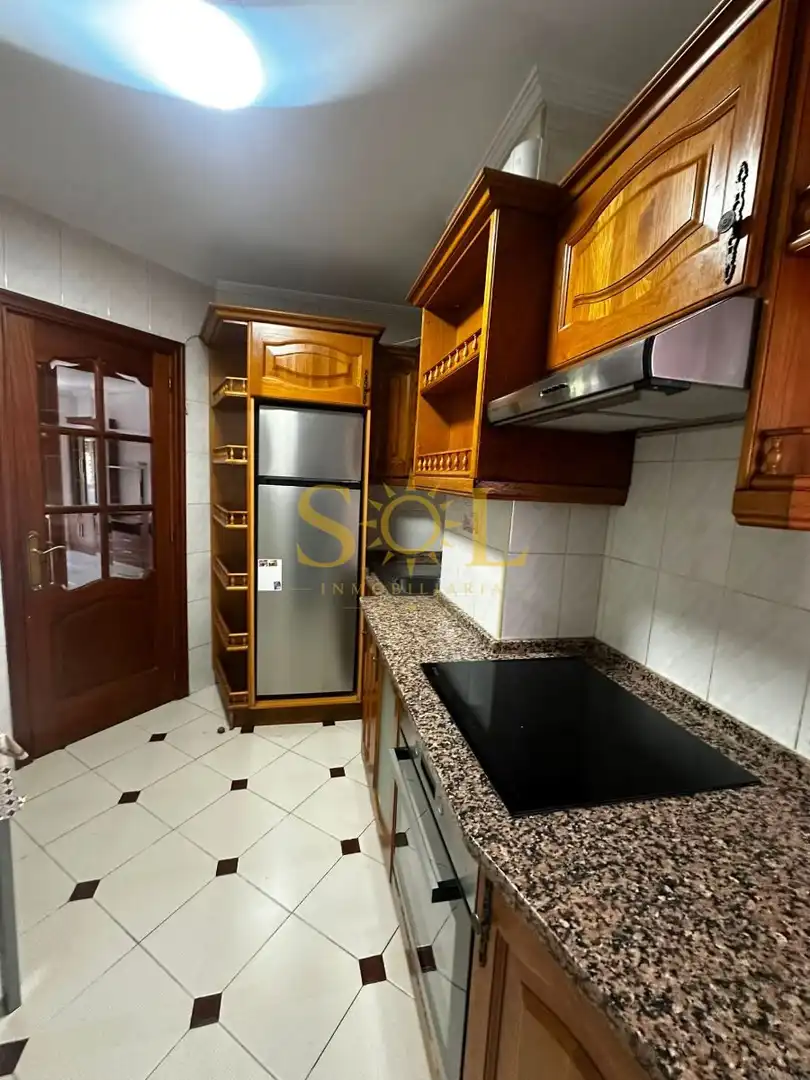 Küche von Wohnung zum Verkauf in León Capital  mit Parkett, Terrasse und Möbliert