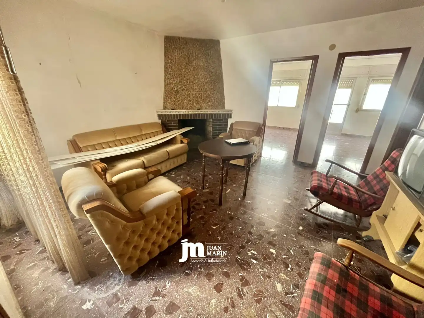 Sala de estar de Piso en venta en Cieza con Terraza, Trastero y Amueblado