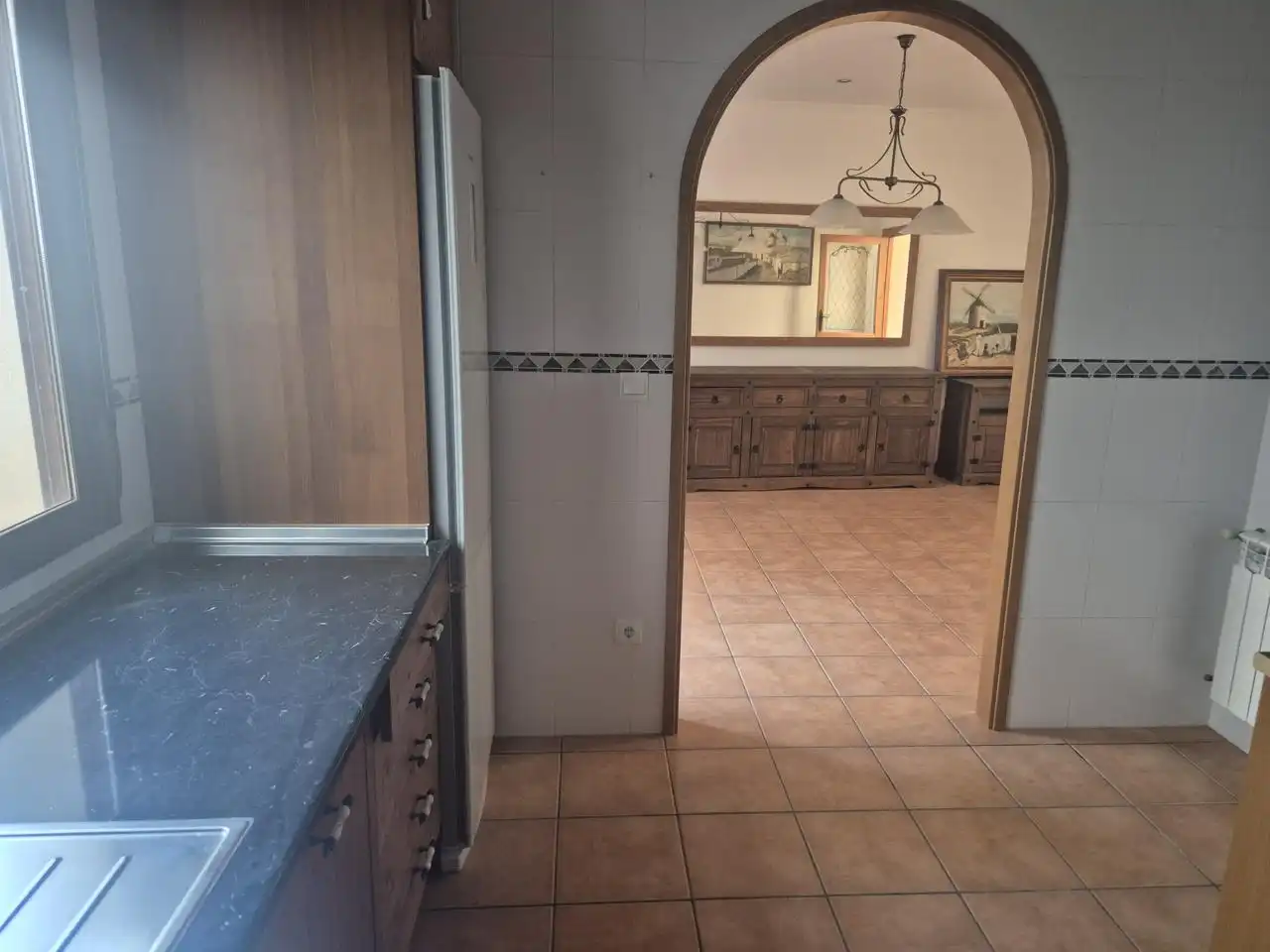 Cocina de Finca rústica en venta en Pedro Muñoz con Terraza