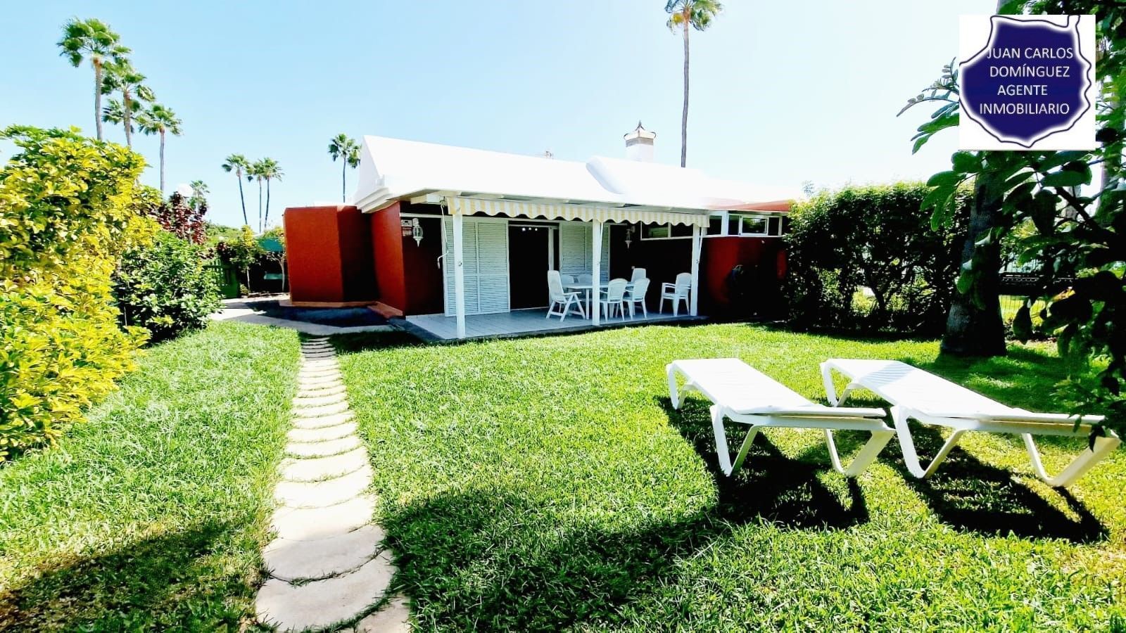Garden of House or chalet to rent in San Bartolomé de Tirajana  with Air Conditioner, Private garden and Terrace