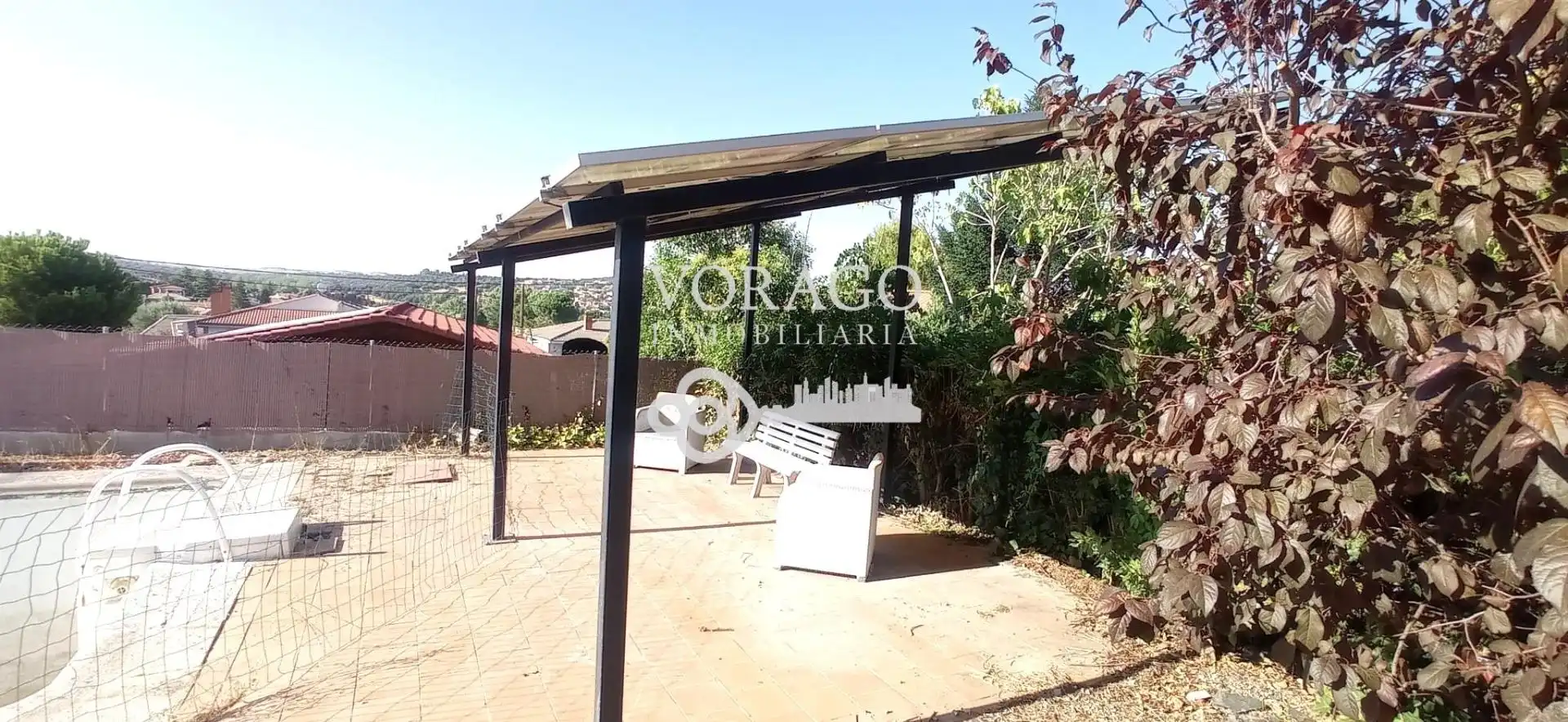 Terraza de Casa o chalet en venta en Torrejón del Rey con Aire acondicionado, Calefacción y Jardín privado