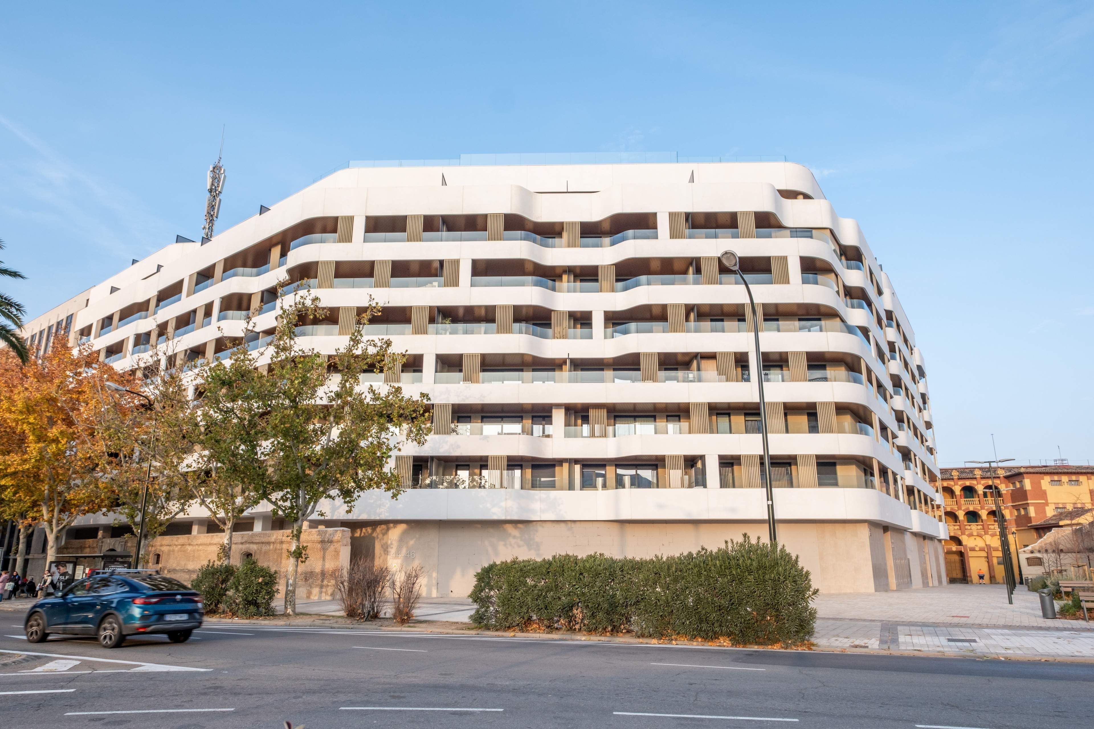 Exterior view of Flat to rent in  Zaragoza Capital  with Air Conditioner, Heating and Terrace