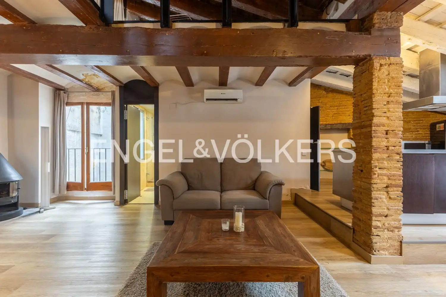 Sala de estar de Dúplex en venta en Valencia con Aire acondicionado, Calefacción y Balcón
