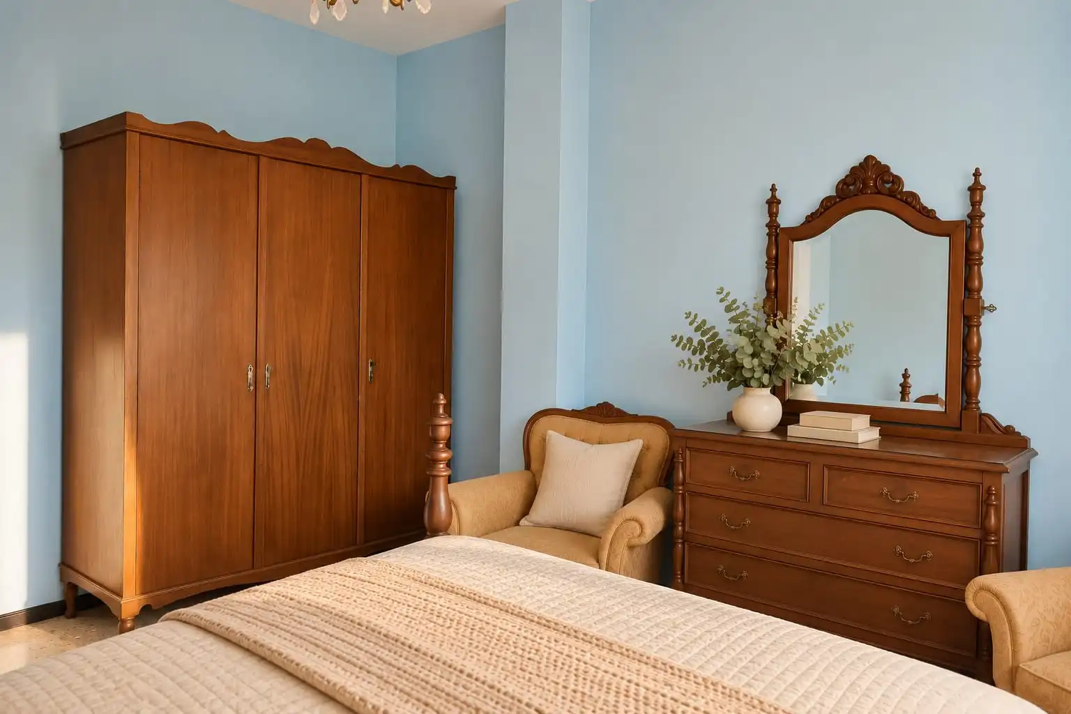 Dormitori de Casa adosada en venda en Teror amb Jardí privat i Internet