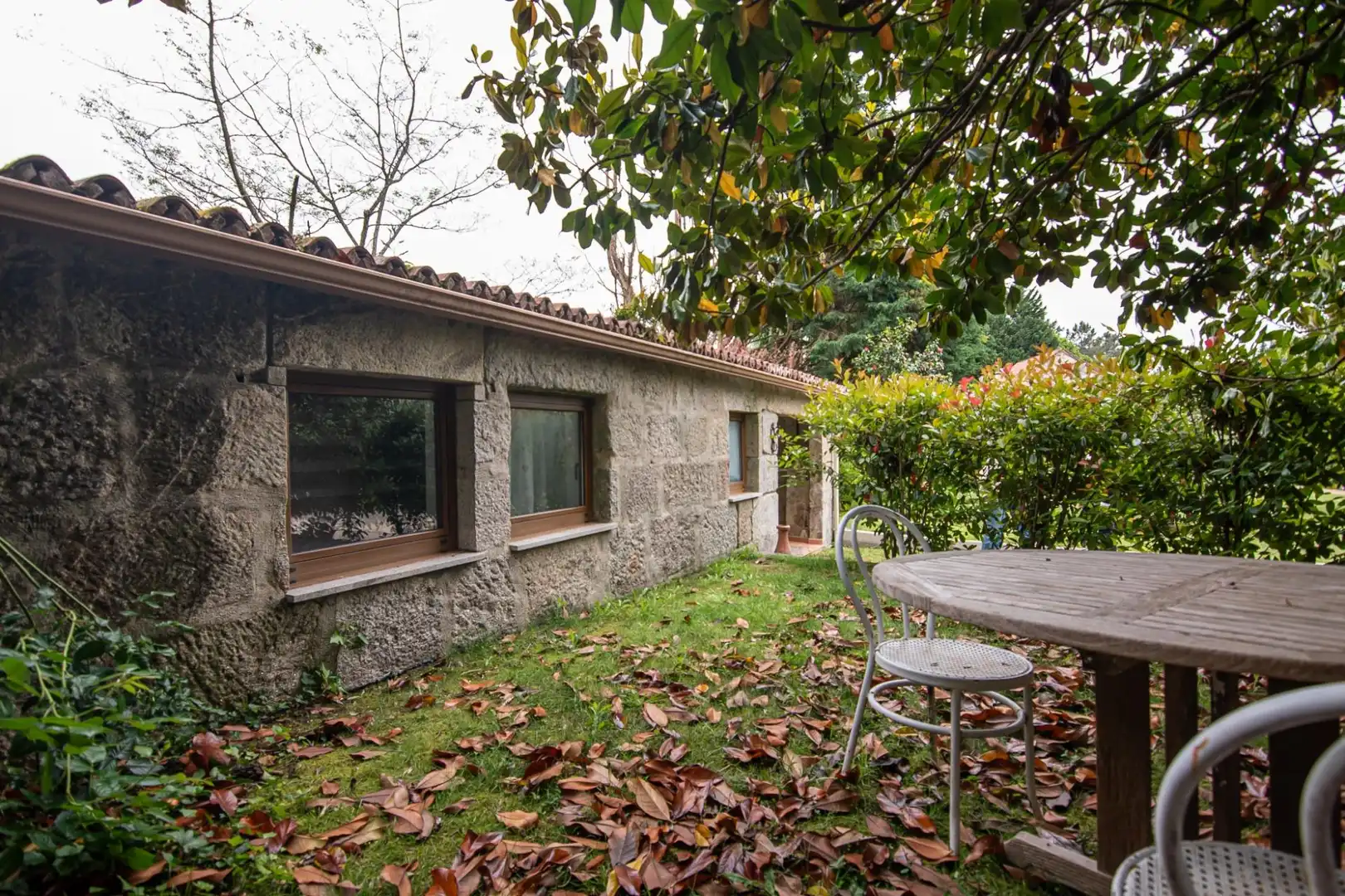 Jardín de Finca rústica en venta en Cuntis con Jardín privado, Terraza y Piscina