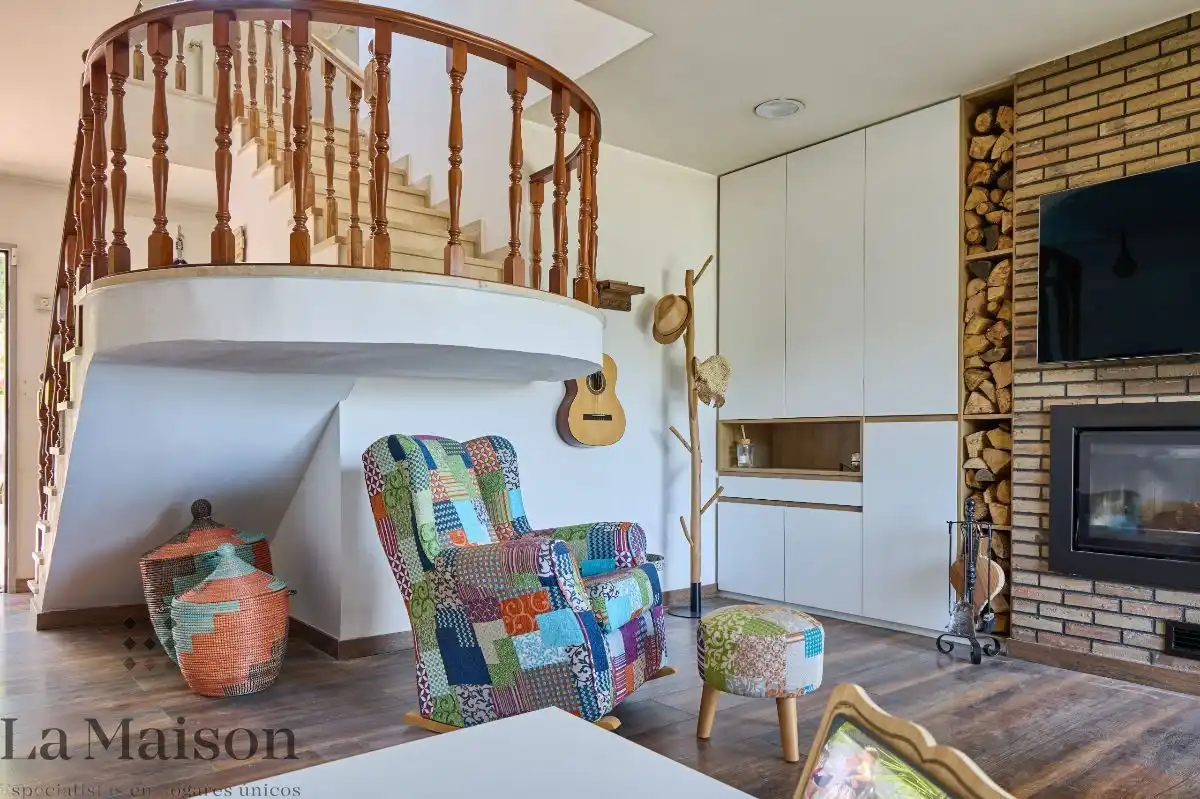 Living room of Houses for sale in Dosrius  with Heating, Private garden and Parquet flooring
