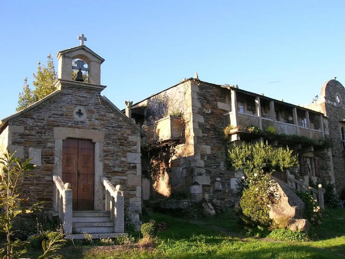 Vista exterior de Casa o chalet en venta en Begonte con Jardín privado