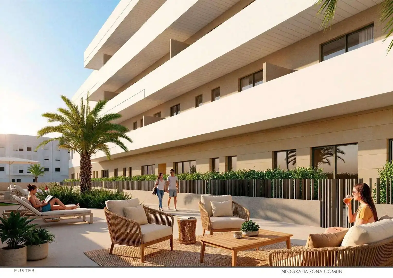 Terrace of Flat for sale in Elche / Elx  with Private garden, Terrace and Swimming Pool