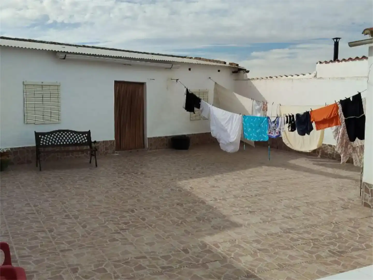 Vista exterior de Pis en venda en Ribera del Fresno amb Aire condicionat, Jardí privat i Traster