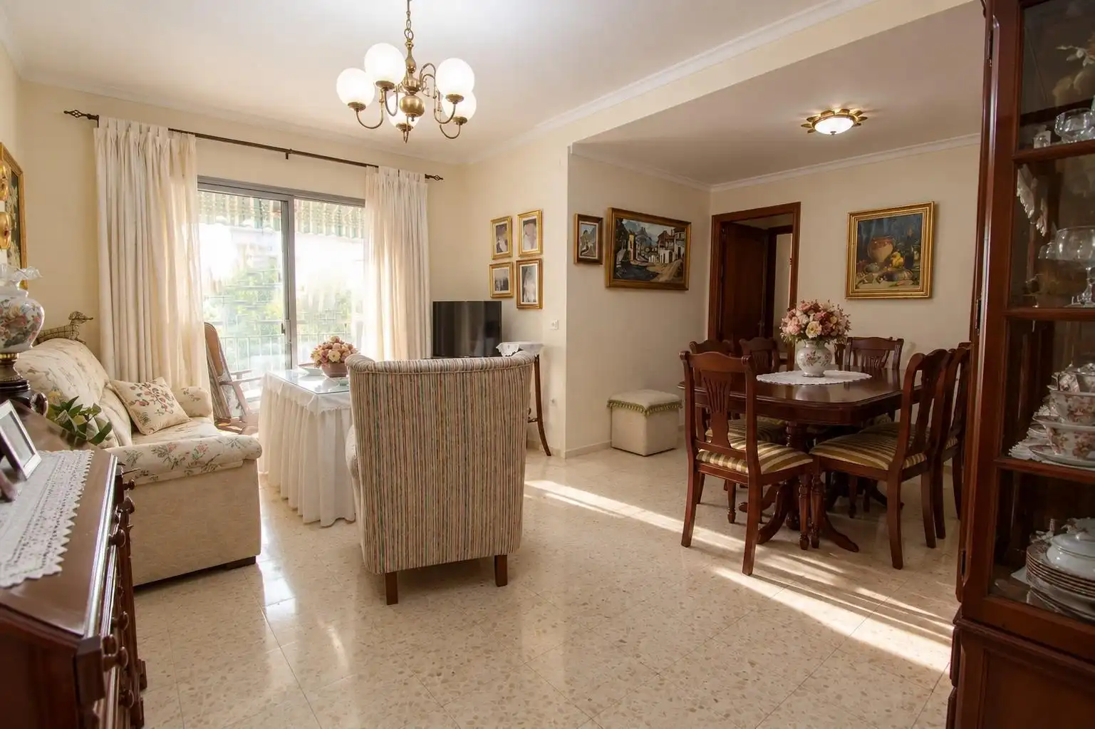 Sala d'estar de Pis en venda en Santiago - Coronación