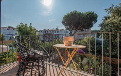 Terrace of Duplex for sale in Sant Feliu de Guíxols  with Air Conditioner, Heating and Parquet flooring